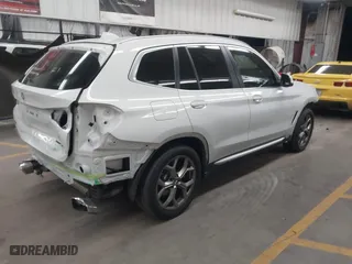 2022 BMW X3 sDrive30i with VIN 5UX43DP0XN9K11388, listed as a IAAI auction lot 41763170 with 45,782 mi miles. Bid and sale history available at carsss.com. Image 4.