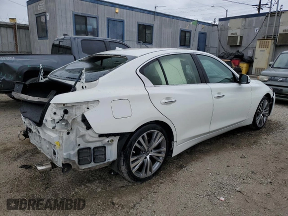 2018 Infiniti Q50 Sport z VIN JN1EV7AP9JM362031, wystawiony jako Copart lot #53579505 z przebiegiem 57 217 mil mil oraz Szkoda całkowita • Salvage title. Historia ofert i sprzedaży dostępna na DreamBid. Obrazek 3.