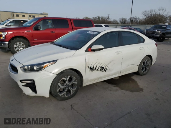 2020 Kia Forte LXS with VIN 3KPF24AD7LE174348, listed as a Copart auction lot 47840835 with 43,539 mi miles and Salvage Title. Bid and sale history available at carsss.com. Image 1.