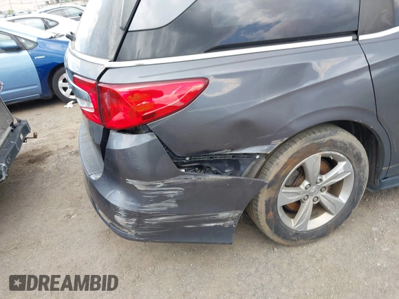 2020 Honda Odyssey EX with VIN 5FNRL6H54LB025555, listed as a IAAI auction lot 42512480 with 95,425 mi miles and . Bid and sale history available at DreamBid. Image 20.
