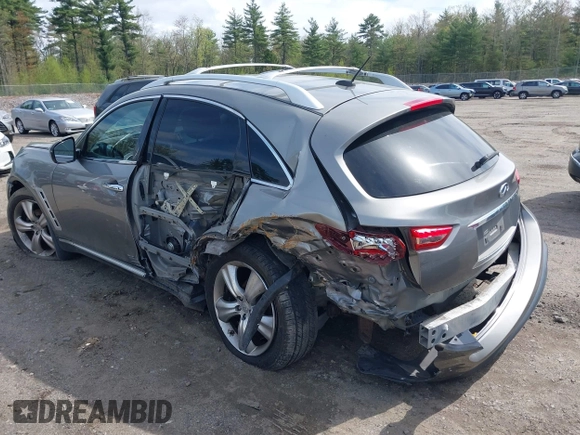 2009 Infiniti FX with VIN JNRAS18W99M151079, listed as a IAAI auction lot 42210211 with 135,438 mi miles and . Bid and sale history available at DreamBid. Image 3.