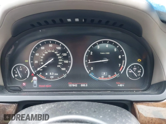 2013 BMW 7 Series 750Li xDrive with VIN WBAYF8C56DD140816, listed as a IAAI auction lot 41709920 with 157,842 mi miles and . Bid and sale history available at DreamBid. Image 7.