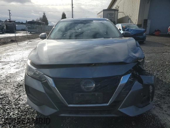 2021 Nissan Sentra SV with VIN 3N1AB8CV0MY312743, listed as a Copart auction lot 44067945 with 60,432 mi miles and Salvage Title. Bid and sale history available at DreamBid. Image 5.
