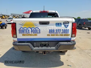 2023 Chevrolet Colorado 2WD Work Truck with VIN 1GCGSBEC6P1201879, listed as a Copart auction lot 60961335 with 45,939 mi miles and Salvage title. Bid and sale history available at DreamBid. Image 6.