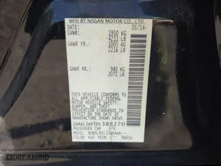 2014 Nissan Altima 2.5 with VIN 1N4AL3AP3EN388270, listed as a IAAI auction lot 42078446 with 108,356 mi miles. Bid and sale history available at carsss.com. Image 9.