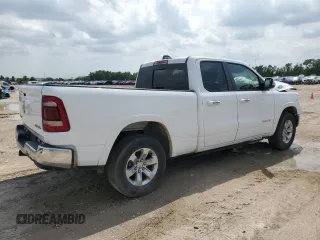 2021 Ram 1500 Laramie with VIN 1C6SRFDT9MN771658, listed as a Copart auction lot 54327585 with 86,062 mi miles and Salvage Title. Bid and sale history available at carsss.com. Image 3.