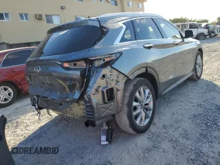 2021 Infiniti QX50 LUXE with VIN 3PCAJ5BB4MF109257, listed as a Copart auction lot 65144992 with 16,645 mi miles. Bid and sale history available at carsss.com. Image 4.