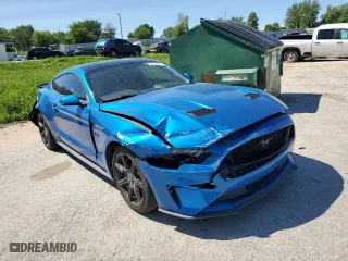 2019 Ford Mustang GT with VIN 1FA6P8CF7K5163079, listed as a Copart auction lot 56434434 with 37,377 mi miles and Salvage Title. Bid and sale history available at carsss.com. Image 4.