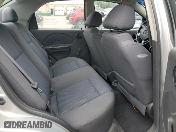 2006 Chevrolet Aveo LS with VIN KL1TD566X6B554368, listed as a Copart auction lot 61682645 with 97,701 mi miles and Salvage title. Bid and sale history available at DreamBid. Image 10.
