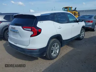 2024 GMC Terrain SLE z VIN 3GKALMEG3RL257313, wystawiony jako IAAI lot #42287772 z przebiegiem 34 062 mil mil oraz . Historia ofert i sprzedaży dostępna na DreamBid. Obrazek 4.