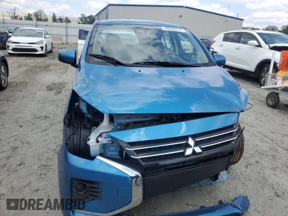 2023 Mitsubishi Mirage G4 ES with VIN ML32FUFJ2PHF03707, listed as a Copart auction lot 68556213 with 6,808 mi miles. Bid and sale history available at carsss.com. Image 5.