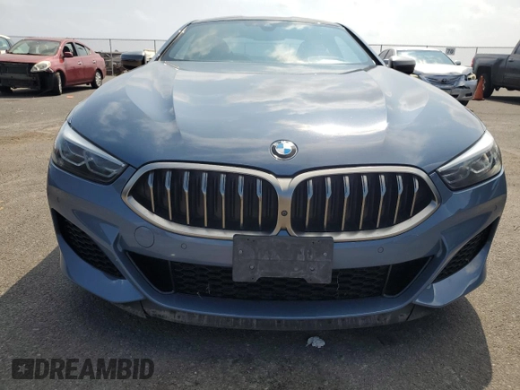 2019 BMW 8 Series M850i xDrive with VIN WBABC4C54KBU95807, listed as a Copart auction lot 45245555 with 33,201 mi miles and Salvage Title. Bid and sale history available at carsss.com. Image 5.