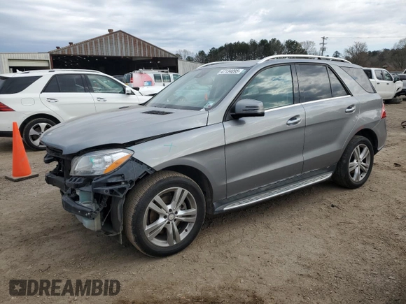 2015 Mercedes-Benz M 350 with VIN 4JGDA5JB6FA460273, listed as a Copart auction lot 47134095 with 96,554 mi miles and Salvage Title. Bid and sale history available at DreamBid. Image 1.