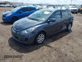 2012 Hyundai Accent GS with VIN KMHCT5AE9CU046673, listed as a IAAI auction lot 41916784 with 110,782 mi miles. Bid and sale history available at carsss.com. Image 2.