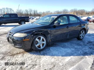 2007 Mazda Mazda6 s Touring with VIN 1YVHP80DX75M02714, listed as a Copart auction lot 46244425 with 204,207 mi miles and Salvage Title. Bid and sale history available at carsss.com. Image 1.