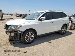 2017 Nissan Pathfinder SL with VIN 5N1DR2MNXHC635631, listed as a Copart auction lot 60656535 with 245,187 mi miles and Salvage title. Bid and sale history available at DreamBid. Image 1.