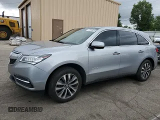 2016 Acura MDX Technology with VIN 5FRYD4H48GB044201, listed as a Copart auction lot 57816915 with 165,453 mi miles and Salvage title. Bid and sale history available at DreamBid. Image 1.