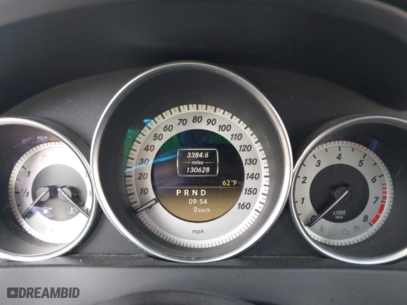 2012 Mercedes-Benz C-Class C 250 with VIN WDDGJ4HB3CF784139, listed as a IAAI auction lot 41958981 with 130,628 mi miles. Bid and sale history available at carsss.com. Image 7.