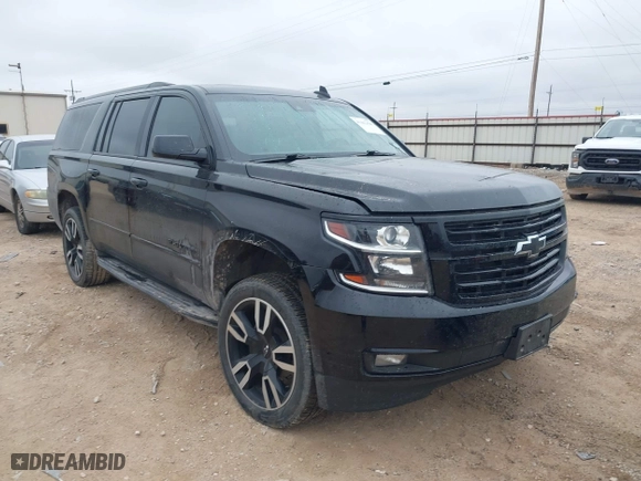 2018 Chevrolet Suburban Premier with VIN 1GNSCJKC3JR253802, listed as a IAAI auction lot 41442438 with 151,781 mi miles. Bid and sale history available at carsss.com. Image 1.