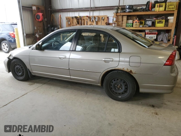 2004 Honda Civic LX with VIN 2HGES16694H910914, listed as a Copart auction lot 64241214 with 150,628 mi miles and Salvage Title. Bid and sale history available at DreamBid. Image 2.