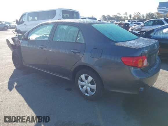 2009 Toyota Corolla with VIN 1NXBU40E09Z147694, listed as a IAAI auction lot 41741275 with 170,912 mi miles. Bid and sale history available at carsss.com. Image 3.