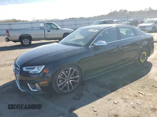 2019 Audi S4 Premium Plus with VIN WAUB4AF45KA115863, listed as a Copart auction lot 80114384 with 61,969 mi miles and Salvage Title. Bid and sale history available at carsss.com. Image 1.