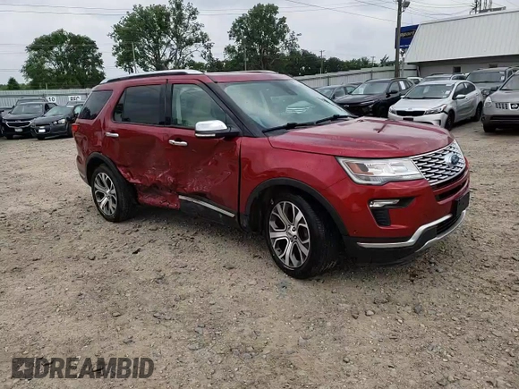2019 Ford Explorer Platinum with VIN 1FM5K8HT7KGA78276, listed as a Copart auction lot 60153105 with 67,394 mi miles and Salvage title. Bid and sale history available at DreamBid. Image 14.