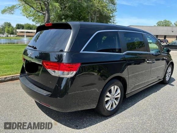 2015 Honda Odyssey EX z VIN 5FNRL5H41FB126137, wystawiony jako Copart lot #61684655 z przebiegiem 54 551 mil mil oraz Czysty tytuł • Clean title. Historia ofert i sprzedaży dostępna na DreamBid. Obrazek 4.