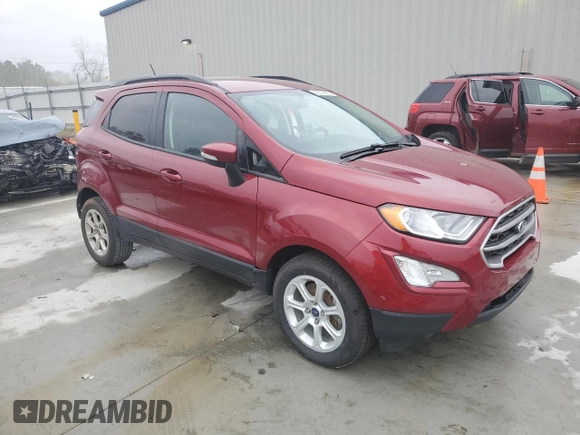 2021 Ford EcoSport SE with VIN MAJ3S2GE2MC447542, listed as a Copart auction lot 49314425 with 60,979 mi miles and Salvage Title. Bid and sale history available at DreamBid. Image 4.