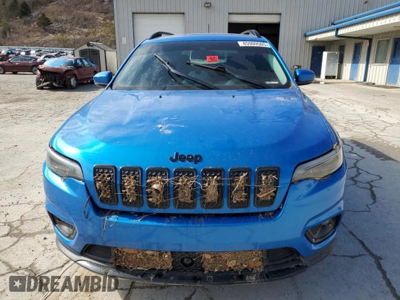 2021 Jeep Cherokee Altitude z VIN 1C4PJMLB7MD137385, wystawiony jako Copart lot #45909505 z przebiegiem Nie podano mil oraz Szkoda całkowita • Salvage title. Historia ofert i sprzedaży dostępna na DreamBid. Obrazek 5.