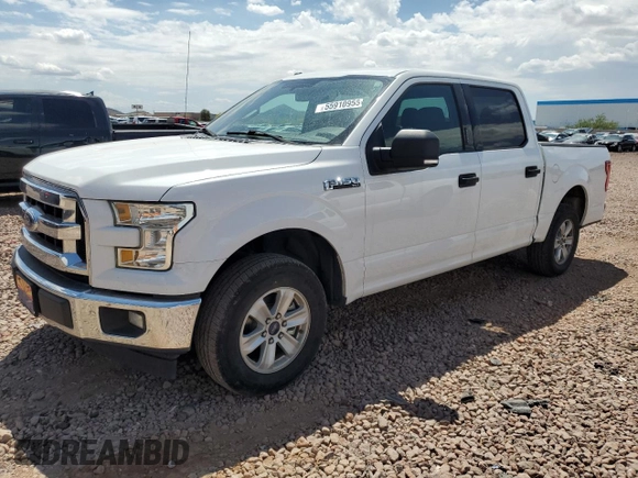 2017 Ford F-150 XL с VIN 1FTEW1C84HFA35547, выставлен на аукционе Copart как лот 55910955 с пробегом 160 954 миль миль и Списание • Salvage title. История ставок и продаж доступна на DreamBid. Изображение 1.