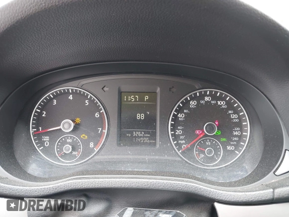 2012 Volkswagen Passat S z VIN 1VWAP7A39CC074390, wystawiony jako IAAI lot #42147260 z przebiegiem 114 996 mil mil oraz . Historia ofert i sprzedaży dostępna na DreamBid. Obrazek 7.