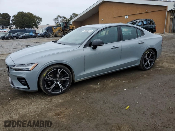 2024 Volvo S60 Ultimate Dark Theme with VIN 7JRL12TM8RG280499, listed as a Copart auction lot 43147335 with 27,856 mi miles and Clean title. Bid and sale history available at DreamBid. Image 1.