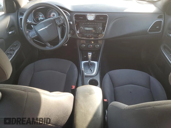 2013 Chrysler 200 LX with VIN 1C3CCBAB3DN604588, listed as a Copart auction lot 53066755 with 248,672 mi miles and Salvage Title. Bid and sale history available at DreamBid. Image 8.
