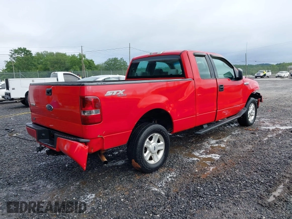 2005 Ford F-150 STX with VIN 1FTRX14W95FB24960, listed as a IAAI auction lot 42365376 with 219,674 mi miles and . Bid and sale history available at DreamBid. Image 4.