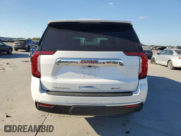 2022 GMC Yukon SLT with VIN 1GKS1BKD1NR259041, listed as a Copart auction lot 77877304 with 27,772 mi miles and Salvage Title. Bid and sale history available at carsss.com. Image 6.