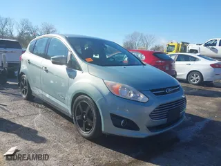 2013 Ford C-Max Energi SEL with VIN 1FADP5CU5DL516793, listed as a IAAI auction lot 40850182 with 169,565 mi miles. Bid and sale history available at carsss.com. Image 1.