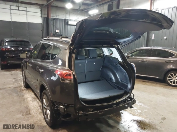 2018 Toyota RAV4 Limited with VIN JTMDFREV0JJ192265, listed as a IAAI auction lot 41840392 with 53,155 mi miles. Bid and sale history available at carsss.com. Image 3.