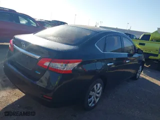 2014 Nissan Sentra S with VIN 3N1AB7AP4EY323616, listed as a IAAI auction lot 41752379 with 318,930 mi miles. Bid and sale history available at carsss.com. Image 4.