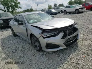 2022 Acura TLX w/A-Spec Package with VIN 19UUB5F55NA000851, listed as a Copart auction lot 54745015 with 44,219 mi miles and Salvage title. Bid and sale history available at DreamBid. Image 13.