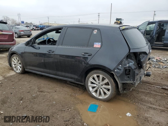 2017 Volkswagen Golf с VIN WVWWF7AU1HW085636, выставлен на аукционе Copart как лот 42734925 с пробегом 90 226 миль миль и Списание • Salvage title. История ставок и продаж доступна на DreamBid. Изображение 2.