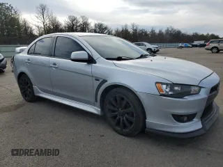 2011 Mitsubishi Lancer GTS with VIN JA32U8FW2BU039819, listed as a Copart auction lot 50185015 with 114,245 mi miles and Salvage Title. Bid and sale history available at carsss.com. Image 4.