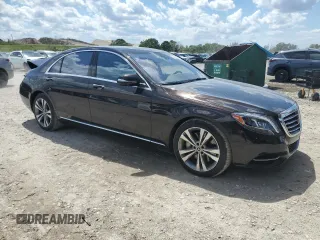 2017 Mercedes-Benz S 550 with VIN WDDUG8FB9HA322605, listed as a Copart auction lot 50385435 with 72,715 mi miles and Salvage Title. Bid and sale history available at carsss.com. Image 4.
