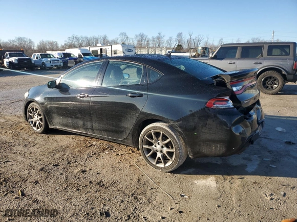 2014 Dodge Dart SXT with VIN 1C3CDFBB8ED695609, listed as a Copart auction lot 46797985 with 151,382 mi miles and Salvage Title. Bid and sale history available at carsss.com. Image 2.