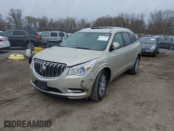 2014 Buick Enclave Leather with VIN 5GAKRBKD3EJ262561, listed as a IAAI auction lot 41972245 with 225,583 mi miles and . Bid and sale history available at DreamBid. Image 17.