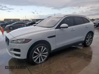 2018 Jaguar F-Pace 20d Prestige with VIN SADCK2FN9JA255073, listed as a Copart auction lot 54327105 with Not Provided miles and Clean Title. Bid and sale history available at DreamBid. Image 1.