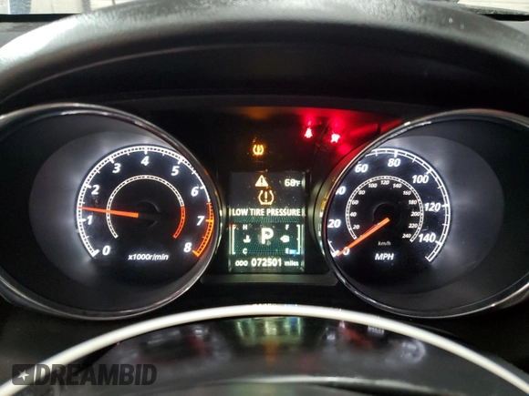 2017 Mitsubishi Outlander ES with VIN JA4AR3AU6HZ070178, listed as a Copart auction lot 54676355 with 72,501 mi miles and Salvage title. Bid and sale history available at DreamBid. Image 9.