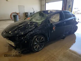 2021 Toyota Corolla SE with VIN 5YFS4MCE6MP097910, listed as a Copart auction lot 43233605 with 0 mi miles and Non Repairable. Bid and sale history available at carsss.com. Image 1.