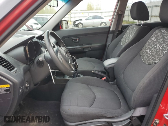 2011 Kia Soul + with VIN KNDJT2A25B7343825, listed as a Copart auction lot 52168345 with 117,204 mi miles and Salvage Title. Bid and sale history available at carsss.com. Image 7.
