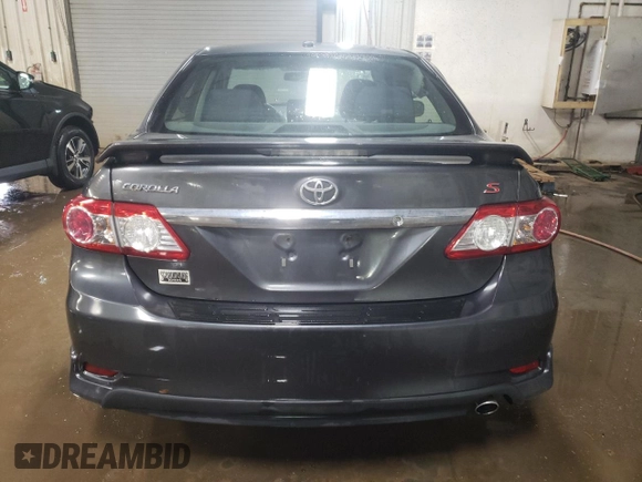 2012 Toyota Corolla L with VIN 2T1BU4EE8CC756338, listed as a Copart auction lot 46357755 with 156,496 mi miles and Salvage Title. Bid and sale history available at carsss.com. Image 6.